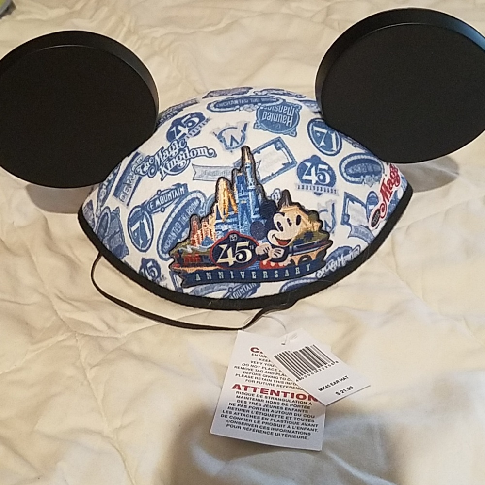 Disney Magic Kingdom 45th Ann hat ears